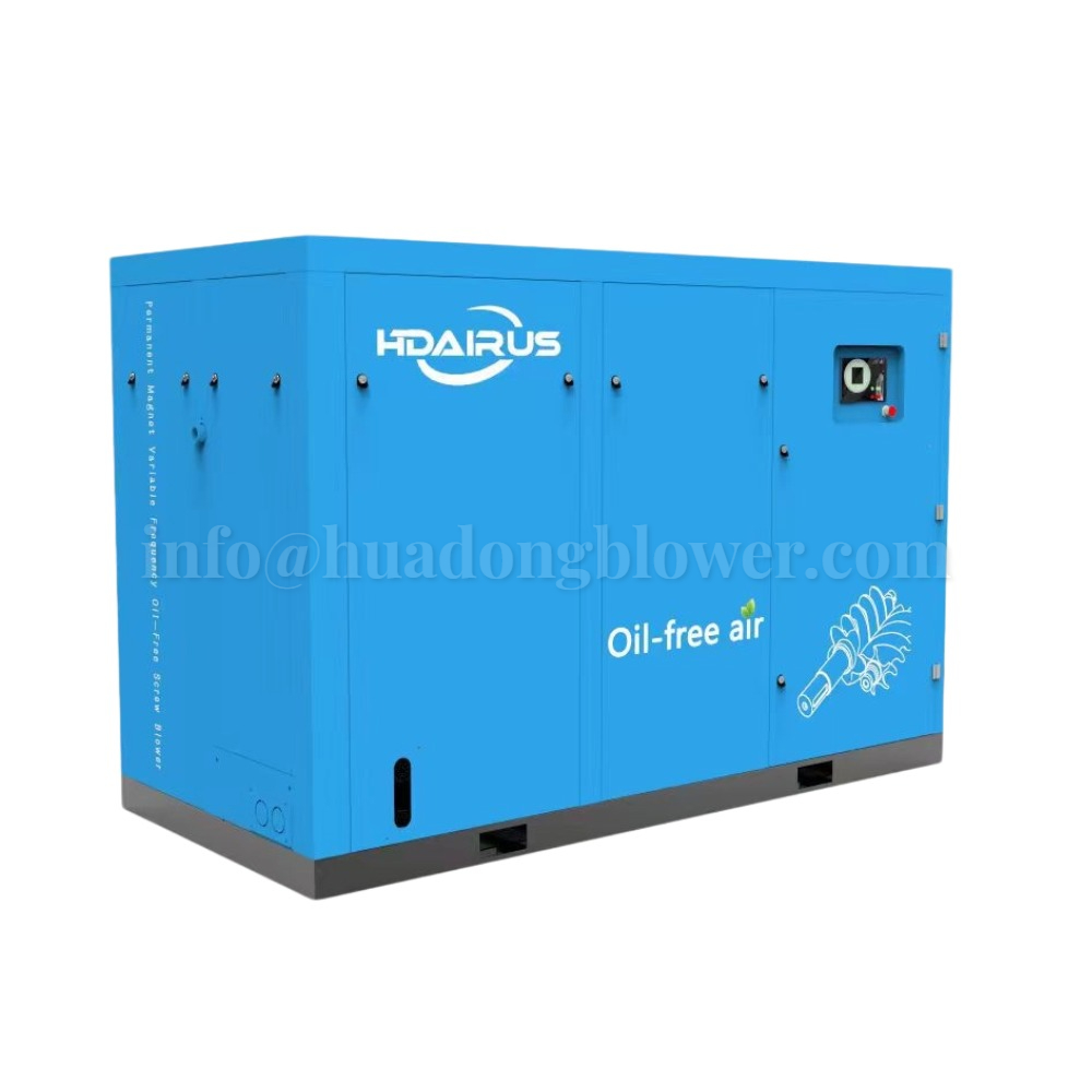 Permanent Magnet Variable Frequency Oil-free Screw Blower